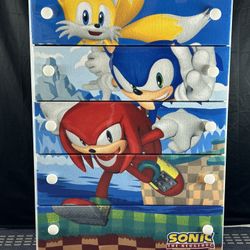 Sonic 5 Drawers Dresser Available In Different Characters 