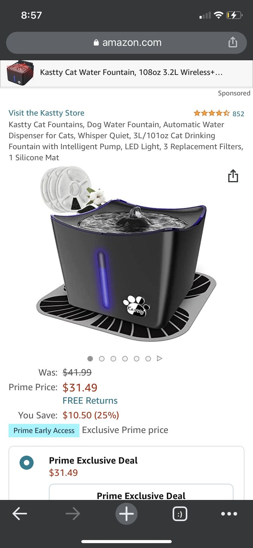 Pet Water Fountain Brand new
