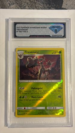 Trevenant #7 Reverse Holo Graded Pokemon Card