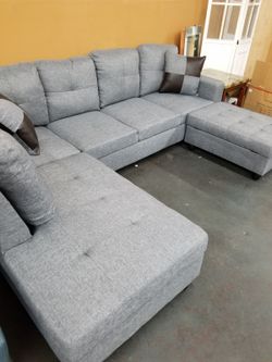 Sectional and Ottoman SALE Only $499! 🔥