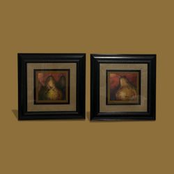 “pear I & pear II” By Artist Patricia pinto 