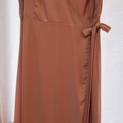 Nordstrom Dress Mumu Dusty Blush Wrap Dress 