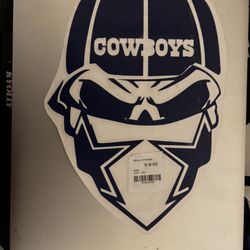Dallas Cowboy Decal Sticker 