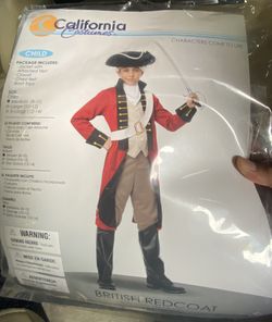 British Red Coat Costume