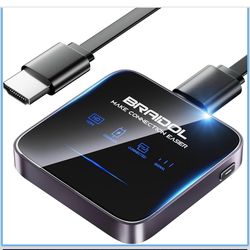 Wireless HDMI Display Dongle Adapter, Transmitter Streaming Media Video/Audio/File HDMI Wireless Extender from Smartphone,Laptop to HDTV/Projector/Mon