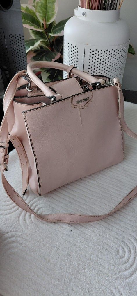 Nine West Pink Leather Shoulder