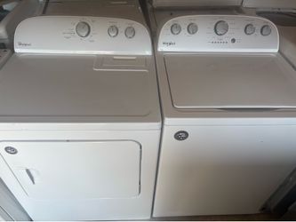Washer and dryer with warranty