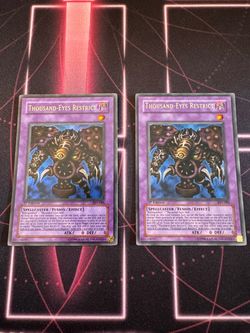 2x Yu-Gi-Oh! Thousand-Eyes Restrict PSV-084 Pharaoh's Servant 1st Edition VLP/NM