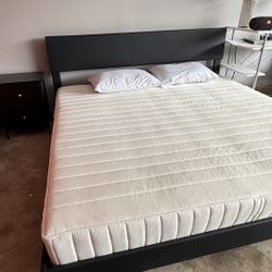 King Size Bed Frame & Mattress 