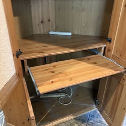 Corner Desk Or Convert Into Wine Bar Cabinet