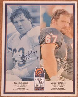 BEARS SIGNED MINI POSTERS!
