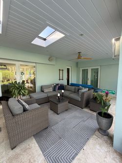 Outdoor Wicker Sectional Sofa Set