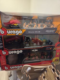 Burago F1 1:43 Mcclaren Redbull Ferrai Cars Hotwheels