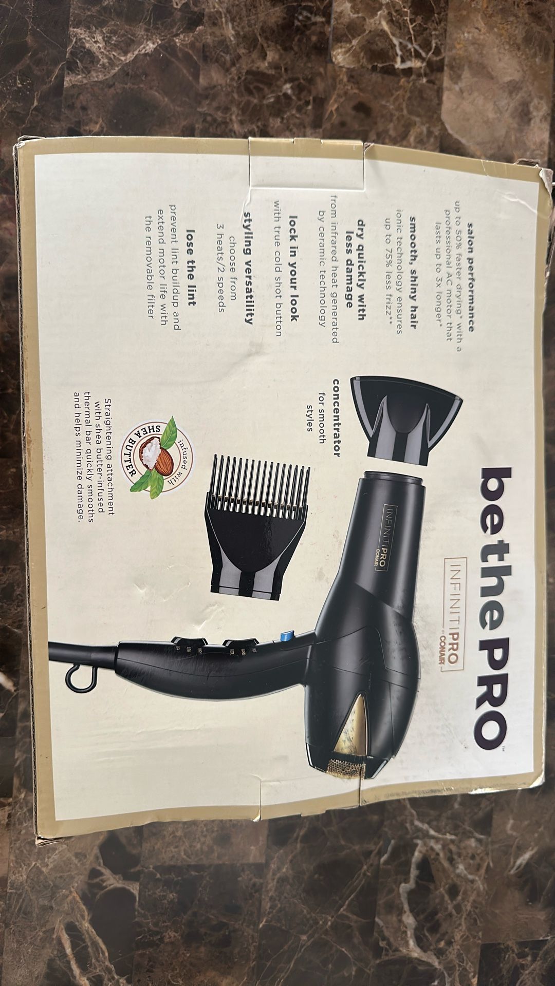 InfinitiPro Black Salon Dryer