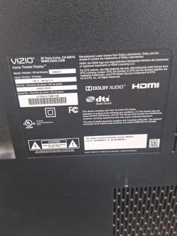 2- Vizio 65" LED For **PARTS** OR **REPAIR**