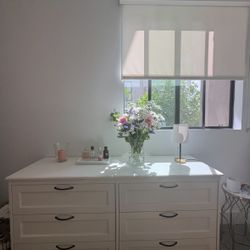 Ikea Dresser White Color With Six Drawer