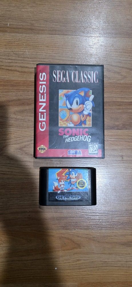 Sonic The Hedgehog 1 & 2 Genesis