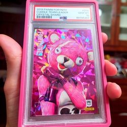 Cuddle Teamleader Crystal Shard Psa 10 Fortnite Panini 