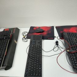 Mouse and key board 10 each. 25 for all 3 sets 