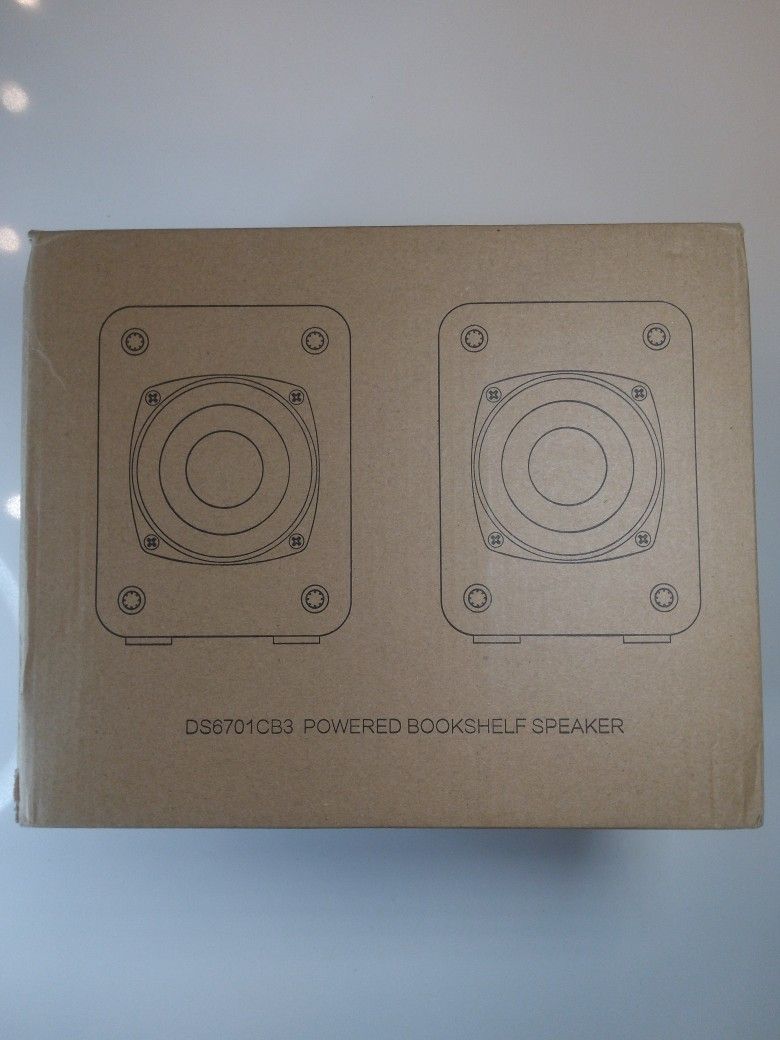 Bookshelf Bluetooth Speakers 40W Record3" Dual Cone Drivers