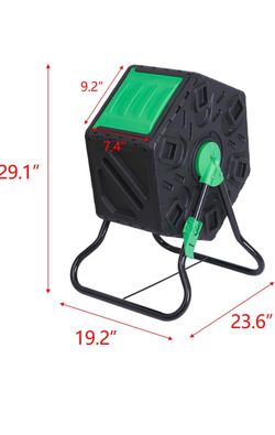 Outdoor Compost Bin Tumbling Composter- new unopened