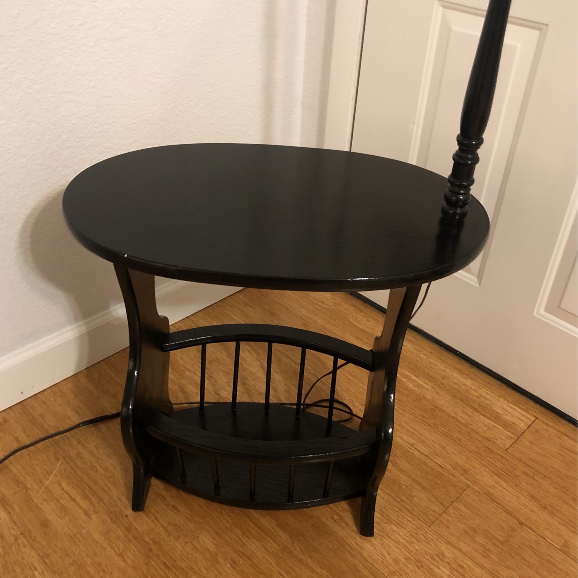 Wood Vintage Swing Lamp