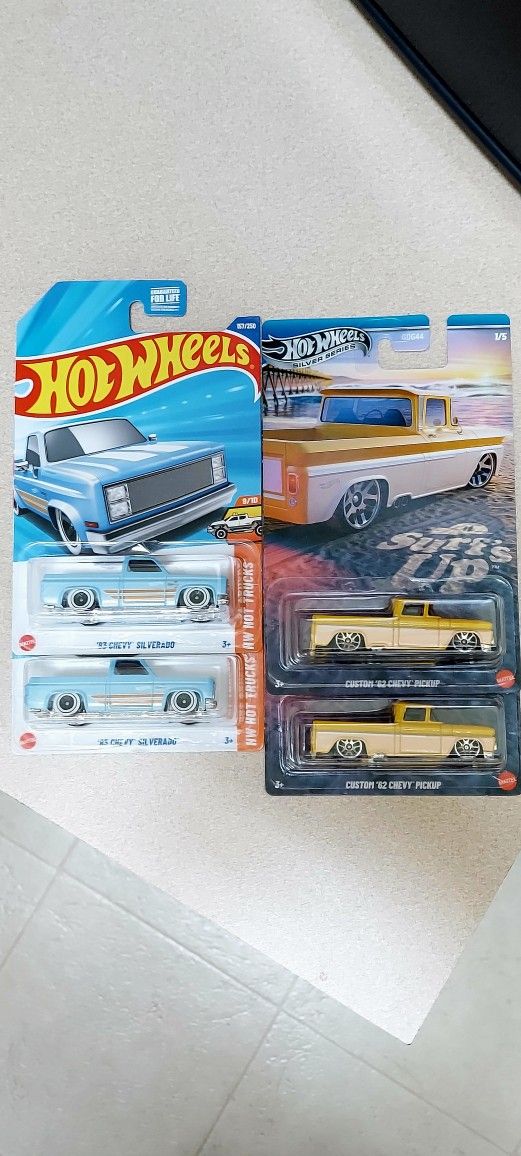 Hotwheels Chevy Trucks