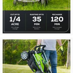 Brand New Greenworks 40v Lawn Mower