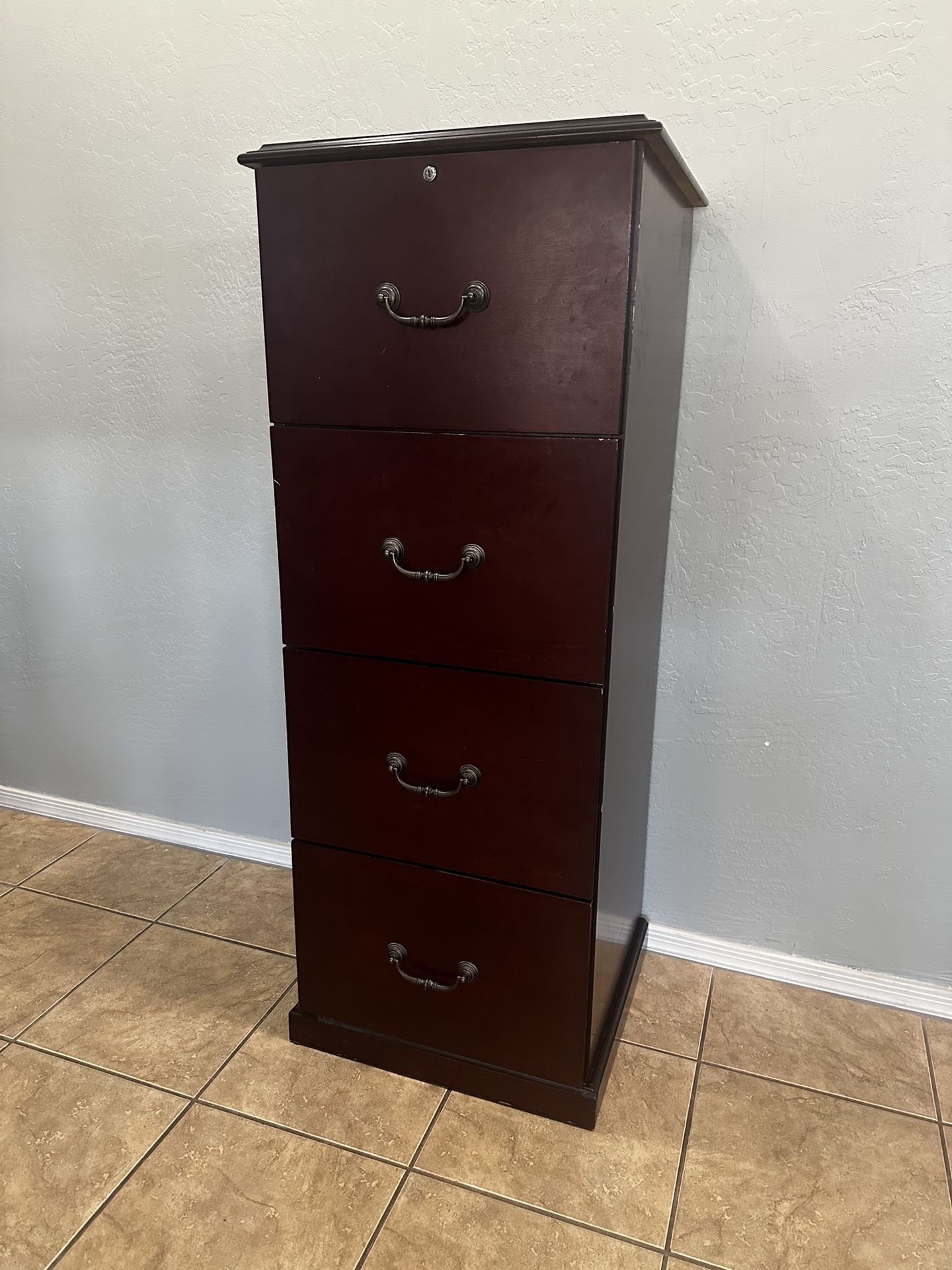 Wood Filing Cabinet