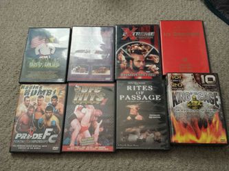 Jiu jitsu, mma, mixed martial arts, ufc DVDs