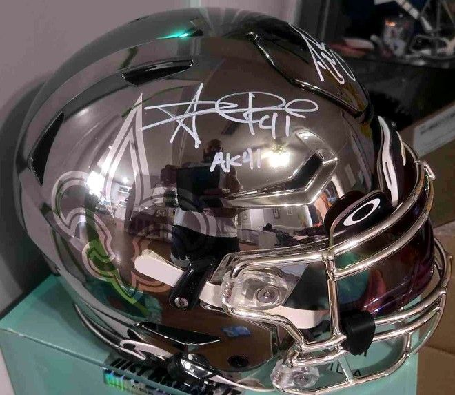 Saints Dual Signed Chrome Speedflex