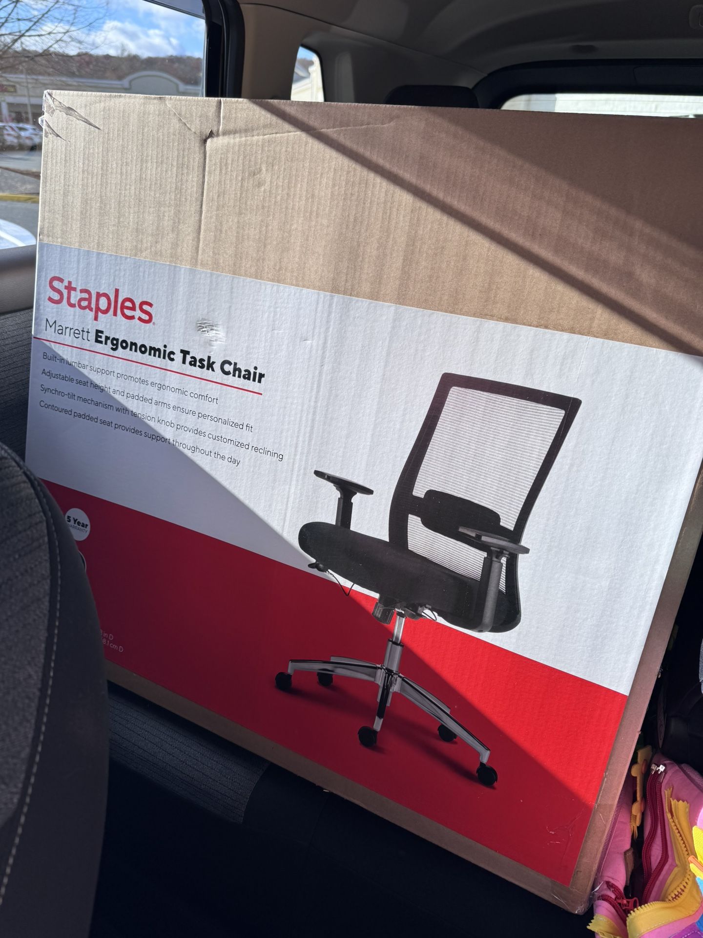 Staples Ergonomic Chair (brand new)