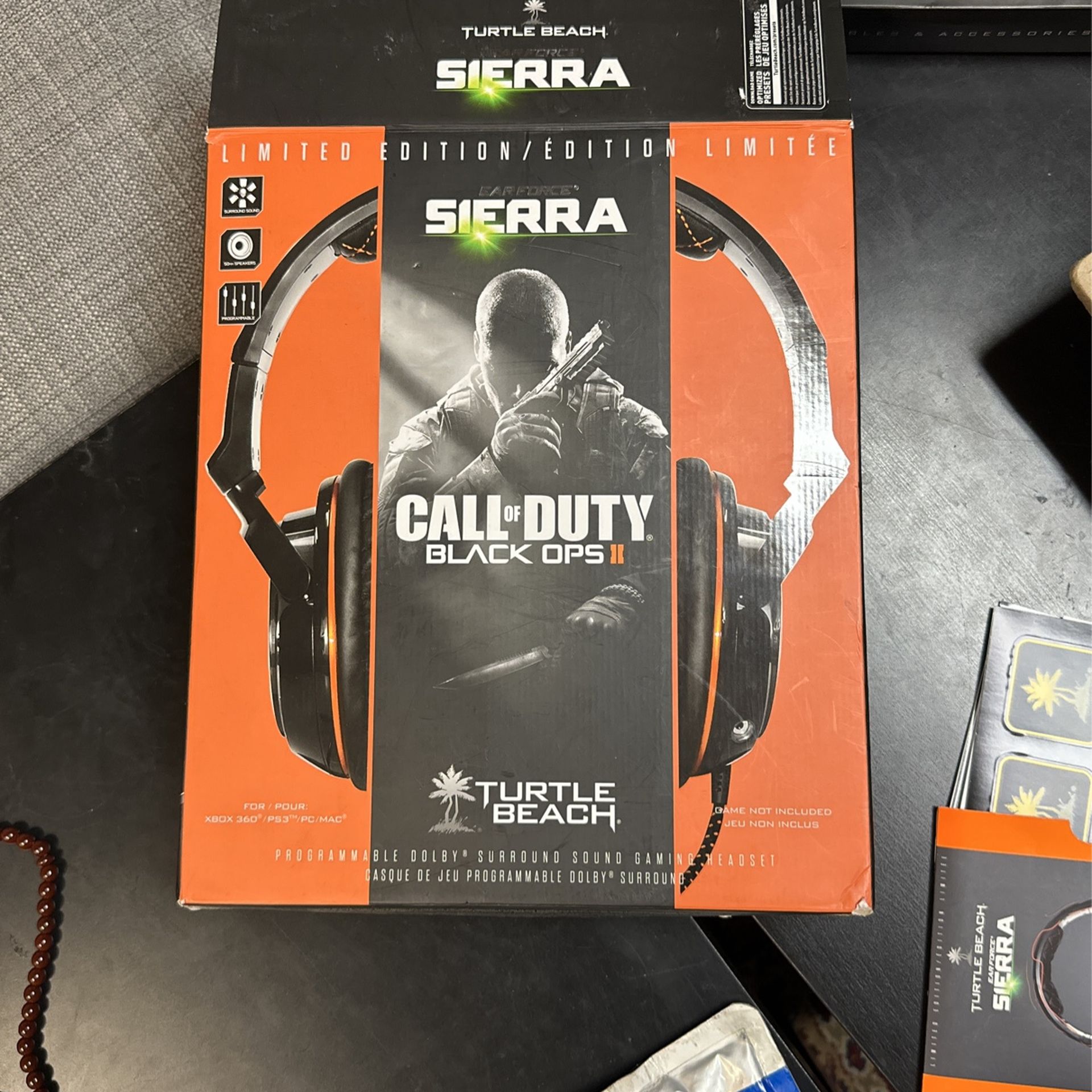 Limited Edition Turtle Beach Black Ops 2 Headset