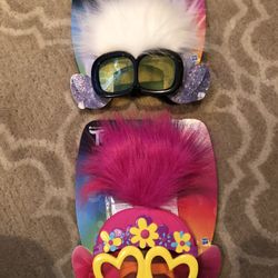 Trolls Glasses With hair 