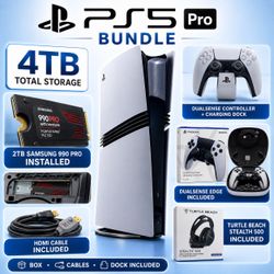 Sony PlayStation 5 Pro Enhanced GPU - bundle optional your choice
