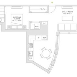 Luxury Apartment 1bd 1br in High Rise Building - Prime Location + Full Service 