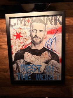 WWE CM Punk Signed Photo