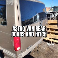 Astro Van Rear Doors And Trailer Hitch