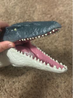 Foot and a half long  Mosasaurus toy