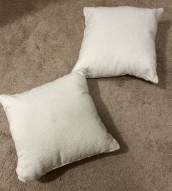Two White Pillows
