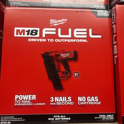 Milwaukee M18 Fuel 21 Framing Nailer Tool Only