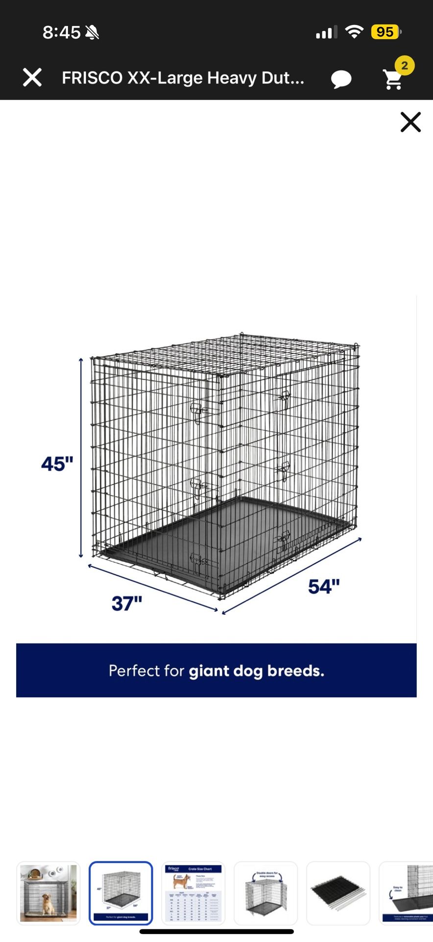 XXL Heavy Duty Dog Crate
