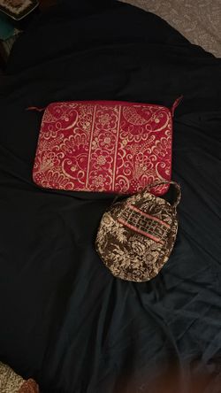 Vera Bradley Laptop Cover And Lunch Bag