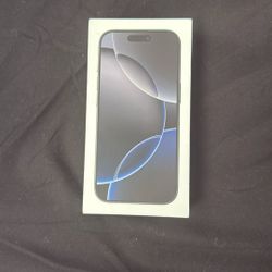 Iphone 16 pro Black titanium 128 GB