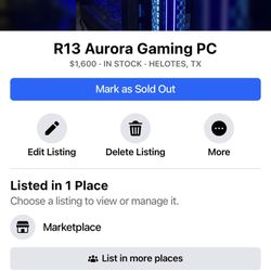 R13 Aurora Gaming PC