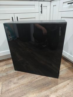 IKEA BESTÅ Wall Cabinets w/ Smoked Glass Doors - Set of 3 - Black Brown