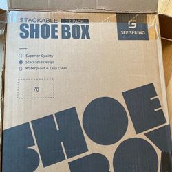 Stackable 12 Pack Shoeboxes 