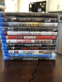 Brand new unopened Blu Ray DVD’s