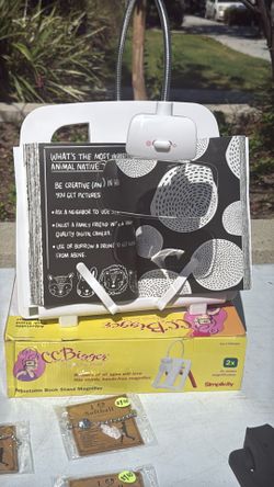 CC Bigger Adjustable Book Stand Magnifier