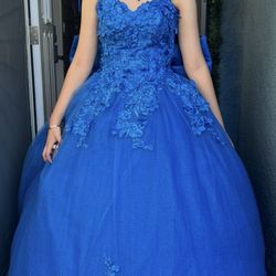 Quinceañera Dress Royal Blue…